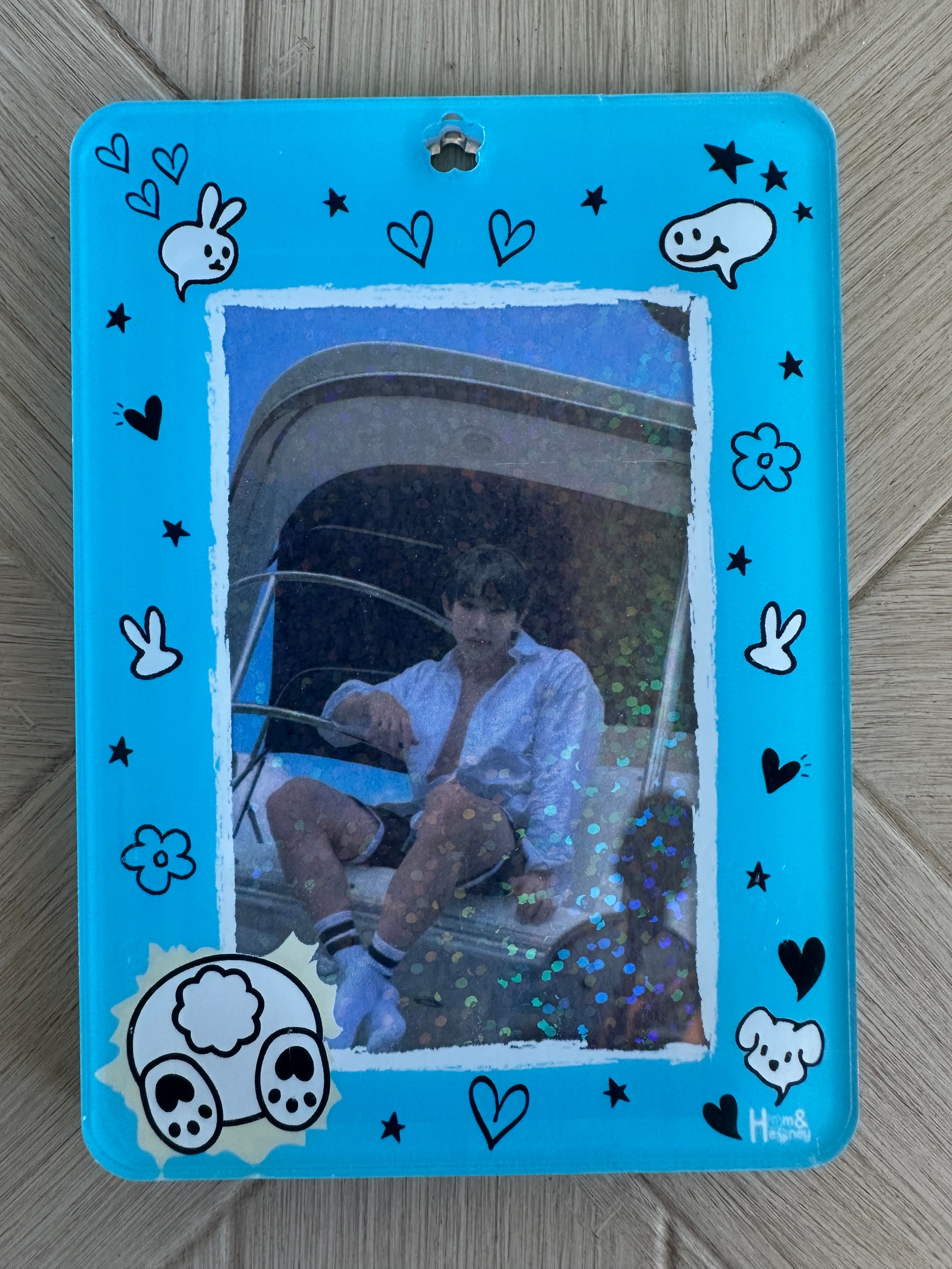 Wonho Tokki Double Sided Acrylic PC Holder | Ham and Heoney Shoppe